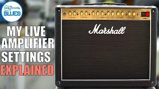 How I Set My Marshall DSL40CR Guitar Amplifier for Live Use [upl. by Towny12]