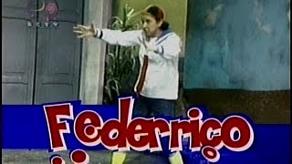 Federrico con Carlos Villagrán RCTV 1983 [upl. by Nauqahs]