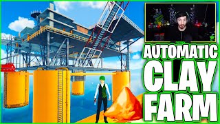 Automatic Clay Farm  Perfect for Oil Rig Development  Craftopia Guide [upl. by Eizus319]