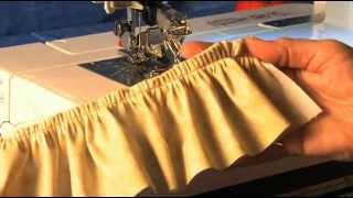 How to use Janome Ultimate Ruffler Foot [upl. by Asemaj]