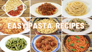 10 Easy Pasta Recipes [upl. by Columbine]