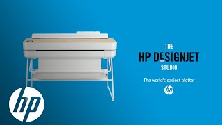 The World’s Easiest Plotter HP DesignJet Studio  DesignJet Large Format Printers  HP [upl. by Enenaj]