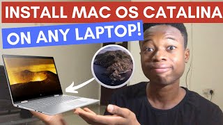 How to Install macOS Catalina on ANY Laptop Simple amp EASY Method  HP Envy 15 Tutorial INTEL [upl. by Eudora]