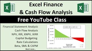 Free Excel Finance Course at YouTube [upl. by Hugues143]