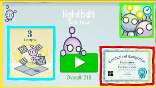 Lightbot Code Hour  LOOPS Level 4 [upl. by Losse]