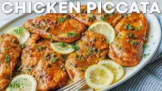 How To Make Chicken Piccata Recipe  Dinner Comfort Food [upl. by Mayworm]