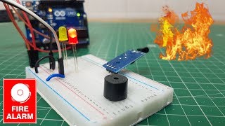 Arduino Flame Sensor  Fire Detector [upl. by Im]