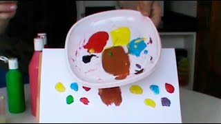 Cómo hacer color marrón Nuevo canal Pintar con Marta [upl. by Hbahsur]