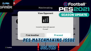 Pes 2021 Pc Online Matchmaking Solution  Tips [upl. by Reerg844]