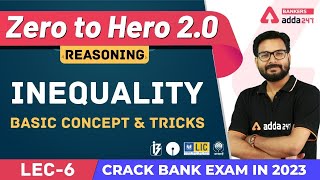 Inequality Reasoning Basic Concept amp Tricks L1  Banking Foundation Adda247 Class7 [upl. by Crowley]