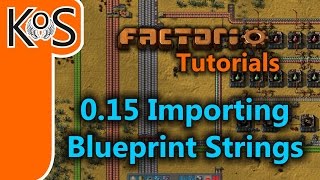 Factorio Tutorials 015 How to Import Blueprint Strings [upl. by Dinsdale]