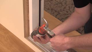 How to Adjust the Threshold to an Exterior Door [upl. by Attenrev]