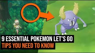 9 Essential Pokemon Lets Go Tips [upl. by Meyers]