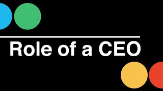 Startup CEO Role of a CEO [upl. by Waylan]