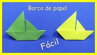 COMO HACER UN BARCO DE PAPEL FÁCIL [upl. by Feinberg]