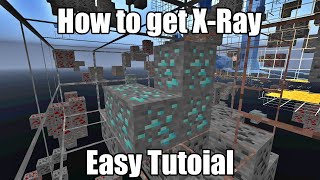 How to get XRay Java Edition ONLY Minecraft [upl. by Vogeley]