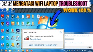 Cara Mengatasi Wifi Laptop atau PC Troubleshoot Problems [upl. by Reave]