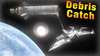 KSP Catching DeepSpace Debris with a SSTO [upl. by Hulbig]