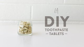 DIY Toothpaste tablets recipe [upl. by Kopans]