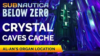 Crystal Caves Cache Location  Subnautica Below Zero [upl. by Lewan305]