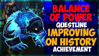 WoW ► Balance of Power  Improving on History Achievement Legion Artifact Transmog Guide [upl. by Lajet]