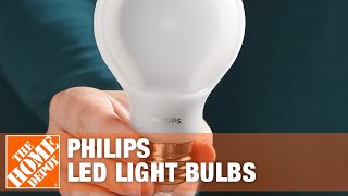 Philips LED Light Bulbs  The Home Depot [upl. by Aibonez]