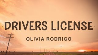 Olivia Rodrigo  drivers license Lyrics [upl. by Eelik]