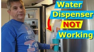 5 Reasons Fridge Wont Dispense Water Inlet Valve Fix DIY [upl. by Howlend743]