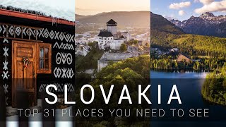 SLOVAKIA  TOP 31 places you MUST SEE [upl. by Faith383]