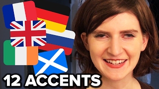 How To Do 12 Different Accents [upl. by Silvestro693]