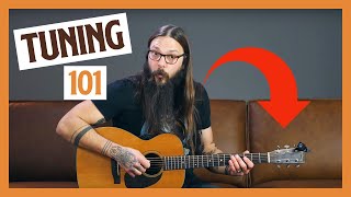 How to Tune a Guitar For Beginners [upl. by Weyermann267]