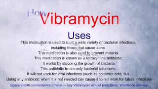 Vibramycin Doxycycline Uses Side Effects Precautions Interactions Overdose amp Storage [upl. by Ekusoyr620]