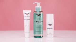 Eucerin Oily Skin Range  Reviewed [upl. by Aenotna]