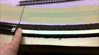 How To superelevate curves HO Scale [upl. by Coussoule]