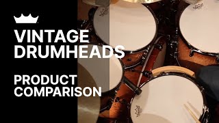 Vintage Drumheads Comparison  Remo [upl. by Ellehcen]