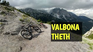 Albanian Alps  Valbona Theth MTB journey  Mountain Biking in Albania [upl. by Iseabal]