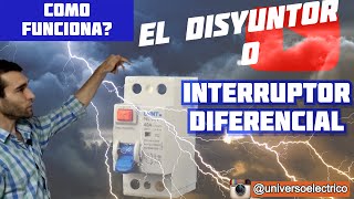 Qué es un Disyuntor Diferencial y Para QUÉ SIRVE ► Para PRINCIPIANTES [upl. by Airehs]