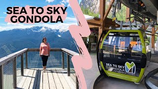 SEA TO SKY GONDOLA  Squamish Canada  Suspension Bridge and Panorama Trail [upl. by Anetsirk]