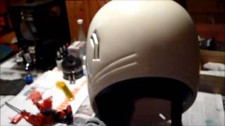 Motorradhelm Lackieren und Airbrush Tutorial [upl. by Norag]