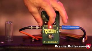 Review Demo  TC Electronic Viscous Vibe [upl. by Lesna420]