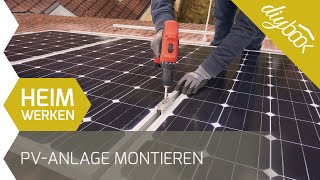 PV Anlage montieren  Aufdachmontage selber machen [upl. by Am191]