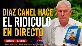 DÍAZ CANEL HACE EL RIDÍCULO EN DIRECTO [upl. by Evered]