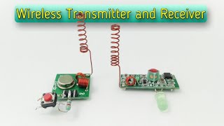 One Channel Transmitter and Receiver with 433Mhz RF module [upl. by Innob642]