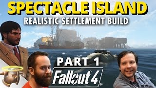 PLEASURE ISLAND AT SPECTACLE ISLAND  PART 1  Realistic Fallout 4 settlement  RangerDave [upl. by Ehav]