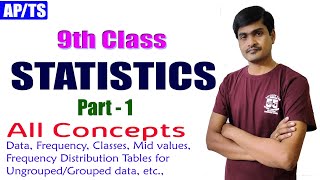 Statistics I Part  1 I 9th Class I APTS I All Concepts in Statistics I Ramesh Sir Maths Class [upl. by Jagir279]