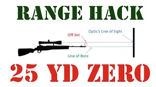 How to Zero Your Scope at 25 Yds [upl. by Mandell]