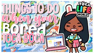 25 THINGS TO DO IN TOCA BOCA IF YOU’RE BORED  Toca Boca [upl. by Ynafets260]