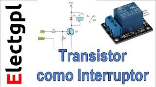 Transistor como interruptor BJT  Corte y Saturación [upl. by Weisberg868]