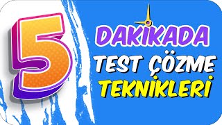 5dkda TEST ÇÖZME TEKNİKLERİ [upl. by Sinnaiy]