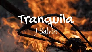 J Balvin  Tranquila Lyrics  Letras  Gasolina [upl. by Sybille204]